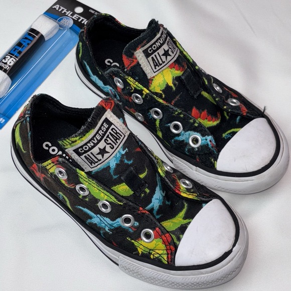 Converse Other - Converse Chuck‎ Taylor All Star Sneakers Dinosaurs Low Top Little Kids Size 11